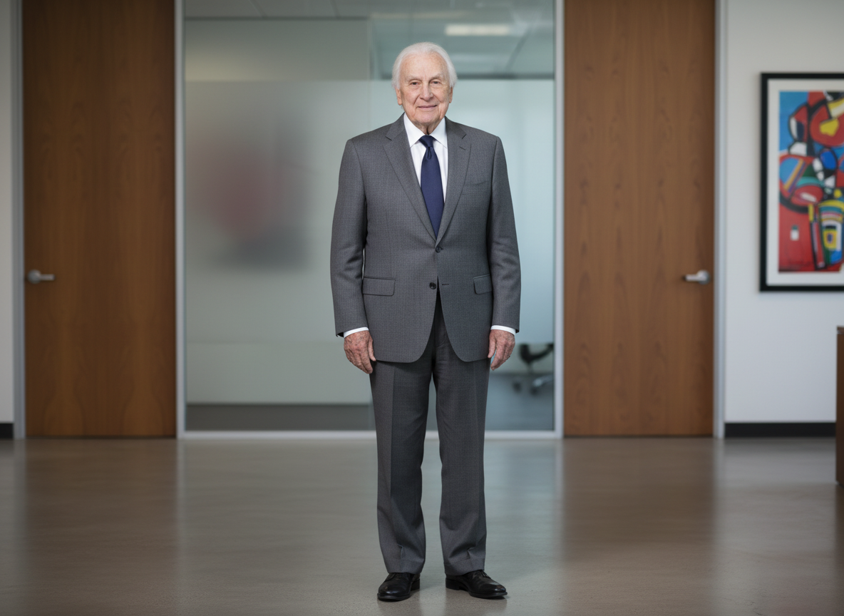 Grey Wool Business Suit